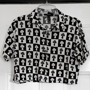 Forever 21 Mushroom Crop Top